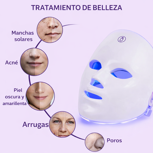 Máscara de Luminoterapia Antiacné y Antiedad